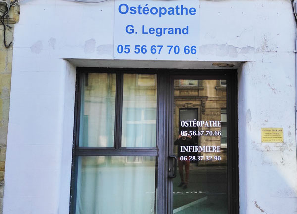Accès ostéopathe Le Tourne